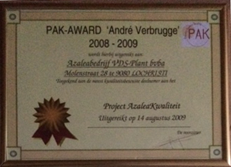 pak award 2008-2009